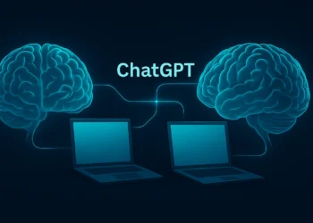 مخطط EEG يوضح انخفاض النشاط العصبي أثناء استخدام أدوات الذكاء الاصطناعي مثل ChatGPT في مهام الكتابة