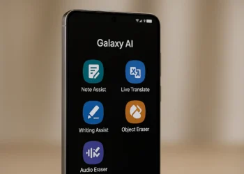 تف سامسونج جالاكسي يعرض مزايا Galaxy AI المجانية مثل الترجمة الحية ومساعد الكتابة ومحو العناصر من الصور