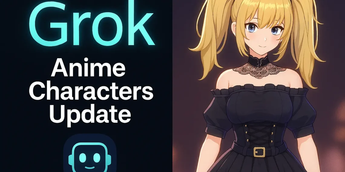 تحديث لروبوت Grok من xAI يعرض شخصيات أنمي افتراضية بتجربة تفاعلية ورومانسية لمشتركي SuperGrok على أجهزة آيفون