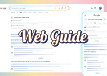 لقطة شاشة لميزة Web Guide من جوجل وهي تعرض نتائج بحث منظمة باستخدام الذكاء الاصطناعي