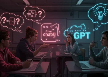 عرض ميزة الدراسة معًا في ChatGPT ضمن قائمة الأدوات التعليمية التفاعلية التي تطرح أسئلة وتساعد في التعلم الذاتي