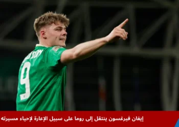 المهاجم الإيرلندي إيفان فيرغسون