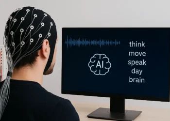 مجسات دماغية متصلة بجهاز ذكاء اصطناعي تعمل على فك شيفرة الأفكار وتحويل النشاط العصبي إلى كلمات لمساعدة مرضى الشلل على التواصل