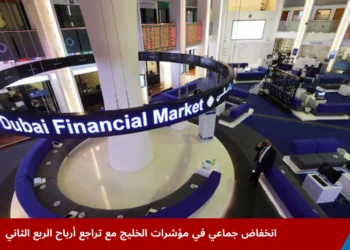 منظر عام لسوق دبي المالي في الإمارات يعكس حركة مؤشرات الخليج وسط تراجع في أداء الأسهم نتيجة ضعف أرباح الشركات المدرجة.