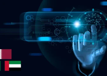 رسم توضيحي يبرز خطط الخليج في الذكاء الاصطناعي