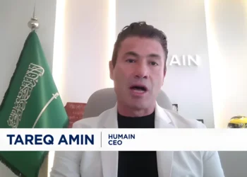 طارق أمين الرئيس التنفيذي لشركة هيوماين خلال مقابلة مع قناة CNBC يتحدث عن مشروع مراكز البيانات العملاقة في السعودية