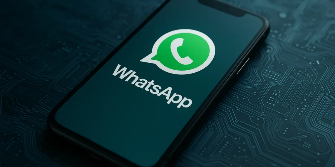شاشة آيفون تعرض تطبيق واتساب بعد إعلان ميتا إصلاح ثغرة خطيرة سمحت باختراق الأجهزة