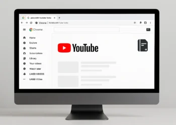 امتداد NotebookLM YouTube Turbo يعرض على شاشة كمبيوتر مع أيقونة يوتيوب، يوضح ميزة استيراد الفيديوهات للبحث والتحليل بسرعة.