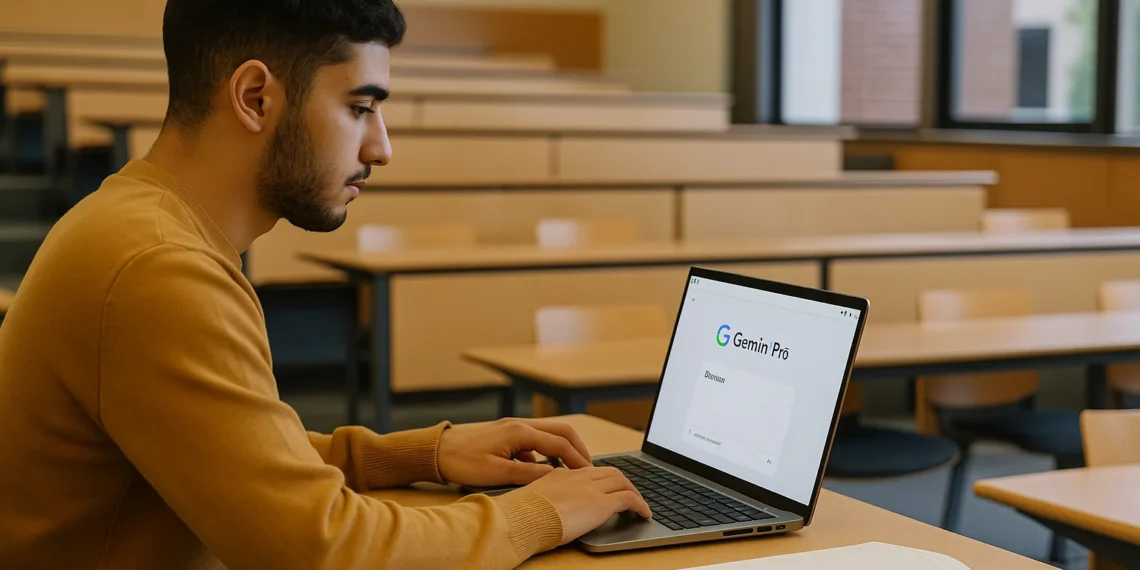 الاستفادة للطلاب الجامعات في مصر و السعودية من اشتراكًا مجانيًا في Gemini Pro لمدة عام كامل