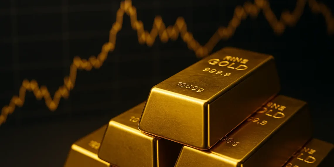 ارتفاع اسعار الذهب ليسجل مستوى قياسي عالمي جديد