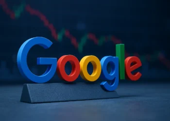 صورة توضيحية لشعار جوجل يعكس تراجع حركة الزوار على الإنترنت المفتوح مع صعود أدوات البحث بالذكاء الاصطناعي