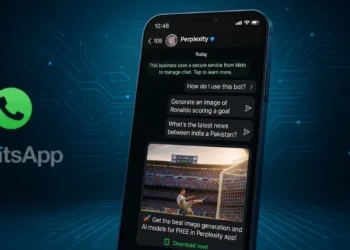 صورة توضح ميزة استخدام Nano Banana على واتساب لتعديل الصور بسهولة داخل المحادثات