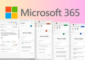 واجهة تطبيق مايكروسوفت أوفيس مع شريط جانبي جديد يعرض مزايا كوبايلوت المجانية لمستخدمي Microsoft 365 للأعمال