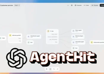 صورة توضح واجهة أداة AgentKit الجديدة من OpenAI لتطوير وكلاء الذكاء الاصطناعي.