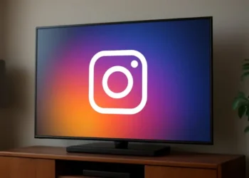 صورة توضح فكرة تطبيق إنستغرام التلفزيوني الجديد الذي ينافس يوتيوب على شاشات التلفاز