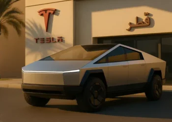 صورة شاحنة سايبرتراك في قطر ضمن توسع تسلا في سوق السيارات الكهربائية بالخليج