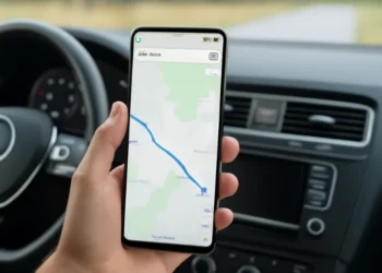 صورة توضح كيفية استخدام خرائط جوجل دون الحاجة للإنترنت أثناء السفر.